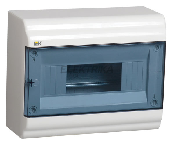 Корпус модульний пластиковий ЩРН-П-9 мод. 1 ряд навісний 236x190x100, IP41 PRIME