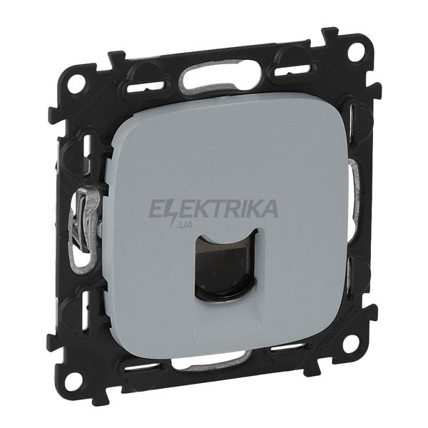 Розетка RJ45 Кат.5е UTP, алюміній, Valena ALLURE