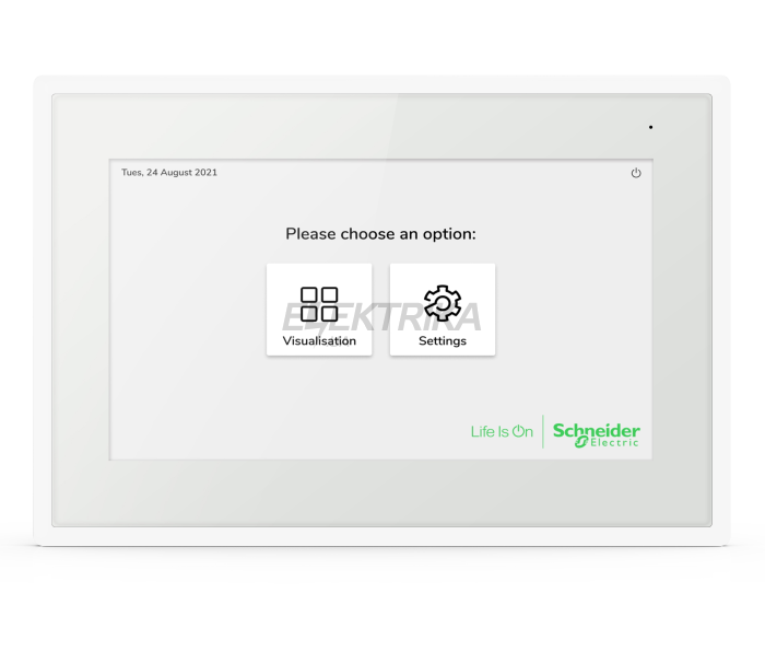 KNX SpaceLogic Розумний дисплей Touch IP 7 дюймів, білий