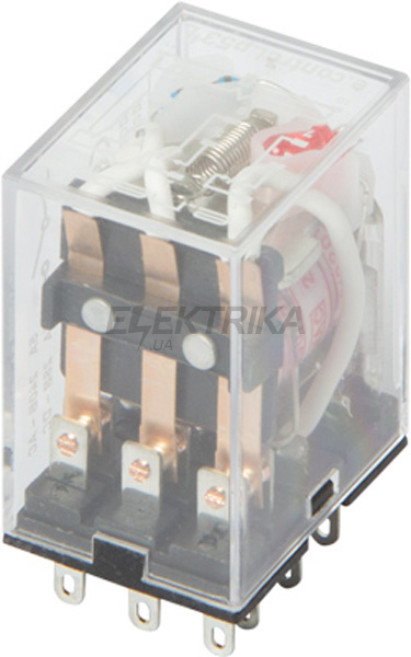 Реле проміжне з LED-індикацією e.control.p536L, 5А, 230В AC, на 3 групи контактів