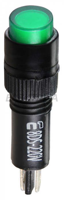 Сигнальна арматура АСКО-УКРЕМ AD22E-8DS 220V АC зелений (A0140030169)