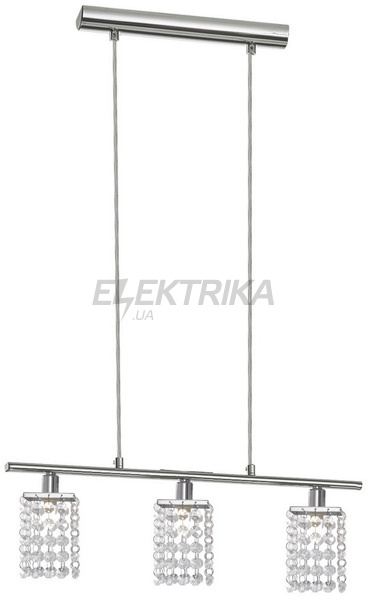Світильник PYTON 85329 3х40W G9 хром кришталь