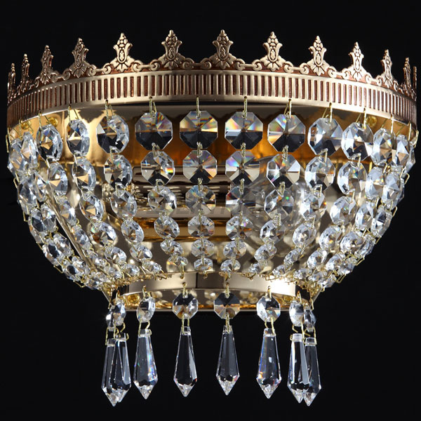 Бра Maytoni B500-WB1-G Diamant Cristal Tiara