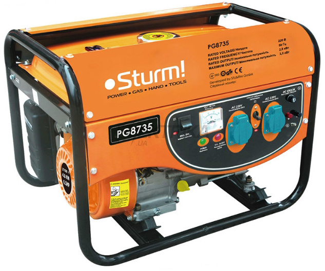 Бензиновий генератор Sturm 3500 Вт (PG8735)