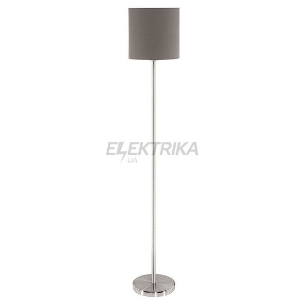 Торшер "Pasteri" 1x60W E27, антрацит/коричневий, 95165