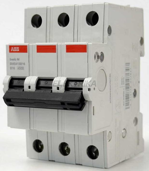 Автоматичний вимикач ABB basic M 2P B16 (2CDS643041R0165)