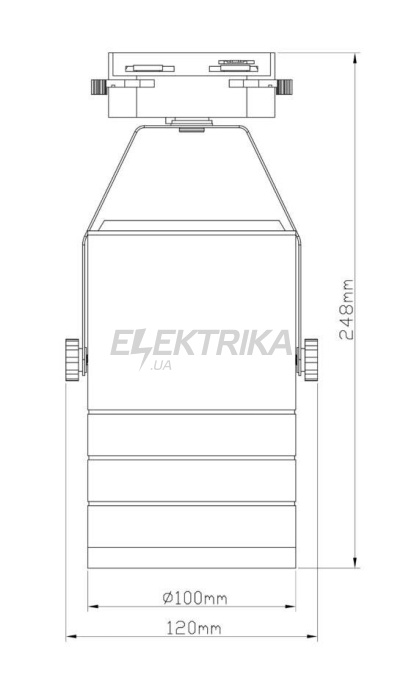 Світильник трековий світлодіодний Ultralight TRL810 білий (51544)