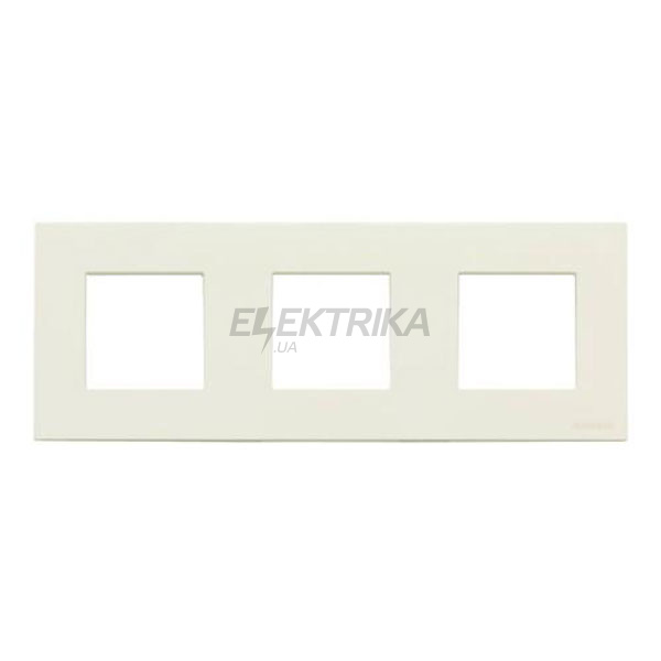 Рамка 3-постова базова Zenit N2273.1 BL, білий