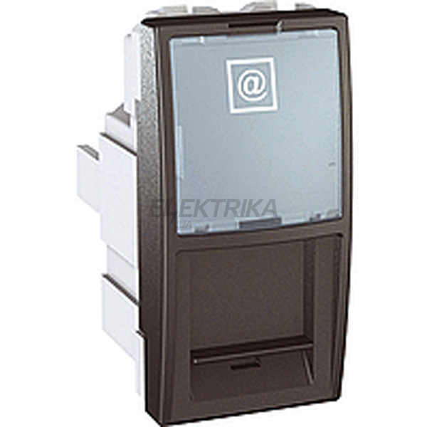 Розетка комп'ютерна 1М, RJ45 (КАТ 5Е), UTP