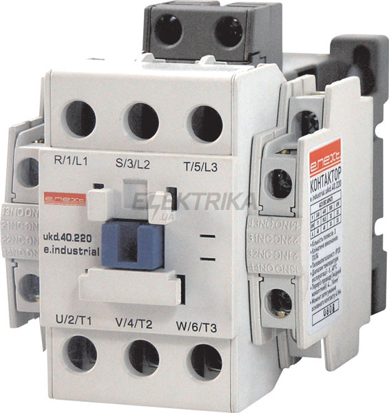 Контактор E.NEXT e.industrial.ukc.85.110, 85А, 110В, 1no+1nc (i.0090010)