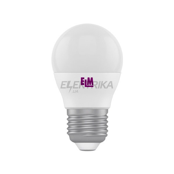 Лампа світлодіодна куля PA10 5W E27 4000K алюмопласт. корп. 18-0087