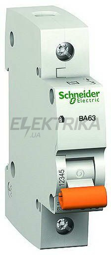 Автоматичний вимикач SCHNEIDER BA63 1P 50A C (11208) (10026264)