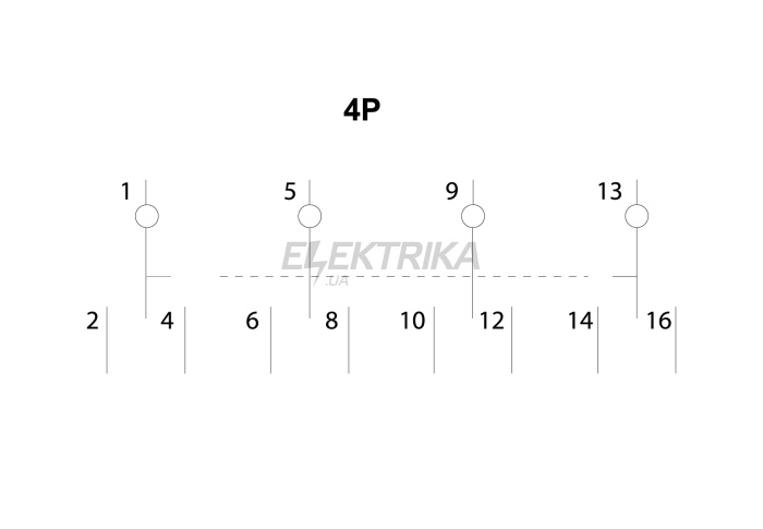 Ручний перемикач вводу (І-0-ІІ) RPV 4P 63A АСКО (A0010220013)