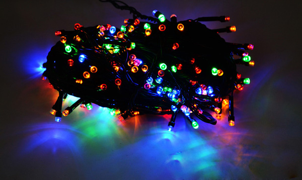 Гірлянда (100LED), чорний шнур