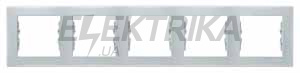 Рамка 5-постова горизонтальна Schneider Electric Sedna сірий (SDN5800933)