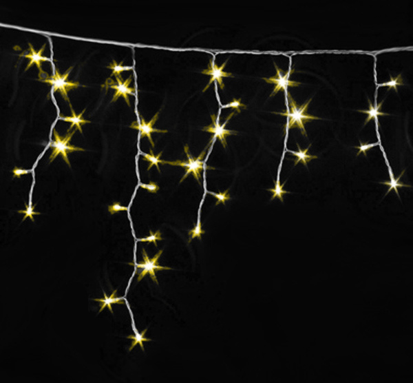 Гірлянда зовнішня Icicle 90LED 2x0.5 жовтий/білий IP44