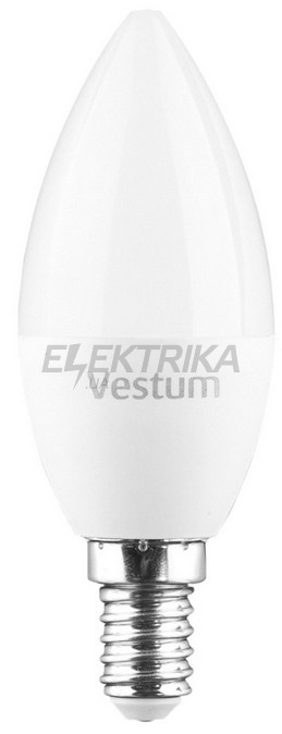 Світлодіодна лампа Vestum LED C37 6W 3000K 220V E14 (1-VS-1304)