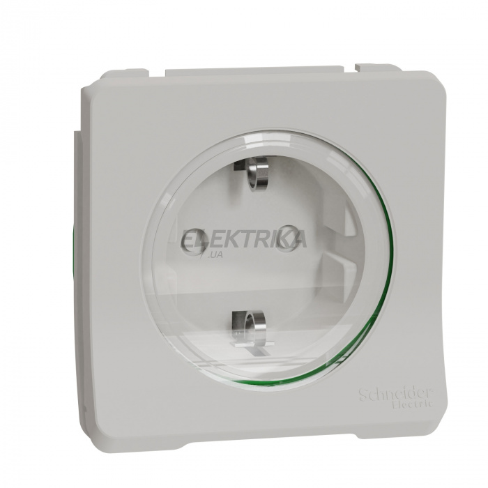Розетка Schneider Electric Mureva Styl - socket-outlet - 16A - 2P + E - shutters - white MUR39134