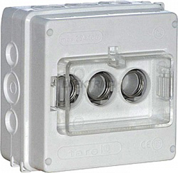 Коробка монтажна пластикова SB 41 25A/400V