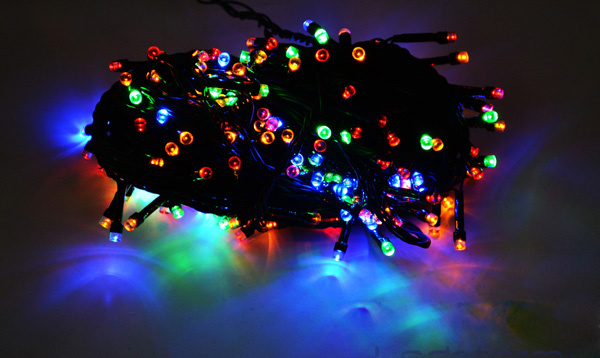 Гірлянда (300LED), чорний шнур