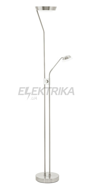 Торшер "Sarrione" 1х17, 28Вт LED; 1х2, 88Вт LED; 1х5,76 LED, нікель-матовий, 93713