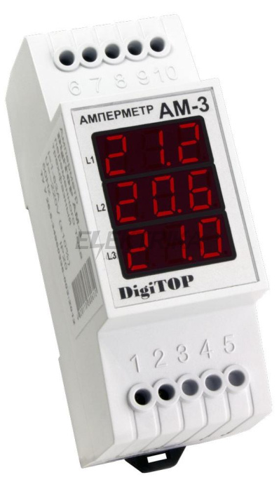 Амперметр digitop 1-63А (АМ-3)