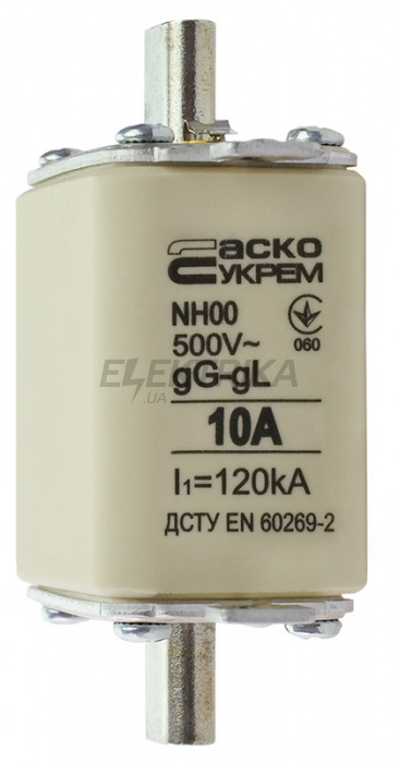 Запобіжник ножовий плавкий АСКО-УКРЕМ NH00 10A gG (A0050010007)