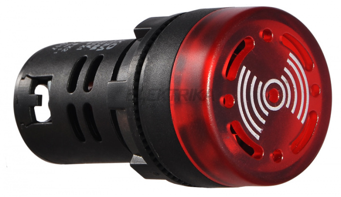Світлосигнальна арматура АСКО-УКРЕМ AD22-22 BM/r миготливий 220V АC червоний (A0140030159)