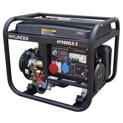 Генератор бензиновий PROFESSIONAL HY 9000LE-3