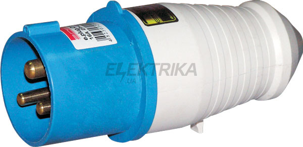 Силова вилка переносна e.plug.pro.4.32, 4п., 380В, 32А (024)