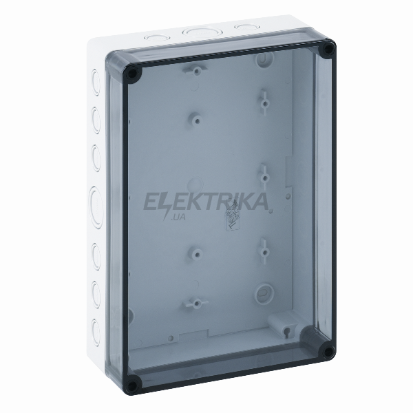Коробка для монтажу електронних та електротехнічних виробів TK PC 2518-8f-tm