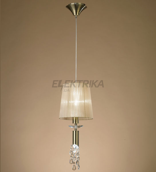 Світильник підвісний Mantra TIFFANY ANTIQUE BRASS 3881