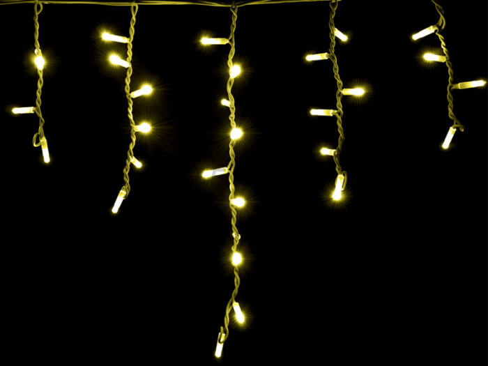 Гірлянда зовнішня DELUX ICICLE 120LED 2x0.9m теплий білий/білий IP44 (90004712)
