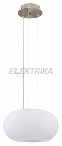 Світильник підвісний 2x18Вт+1x17Вт E27+LED, білий, хром, 91382