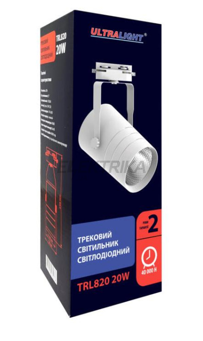 Світильник трековий світлодіодний Ultralight TRL810 білий (51544)