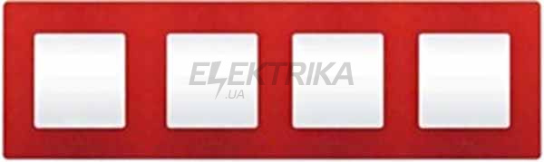 Рамка 4-постова, червоний 672534