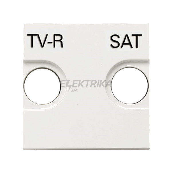 Панель розетки центральна TV-R-SAT Zenit N2250.1 BL, білий