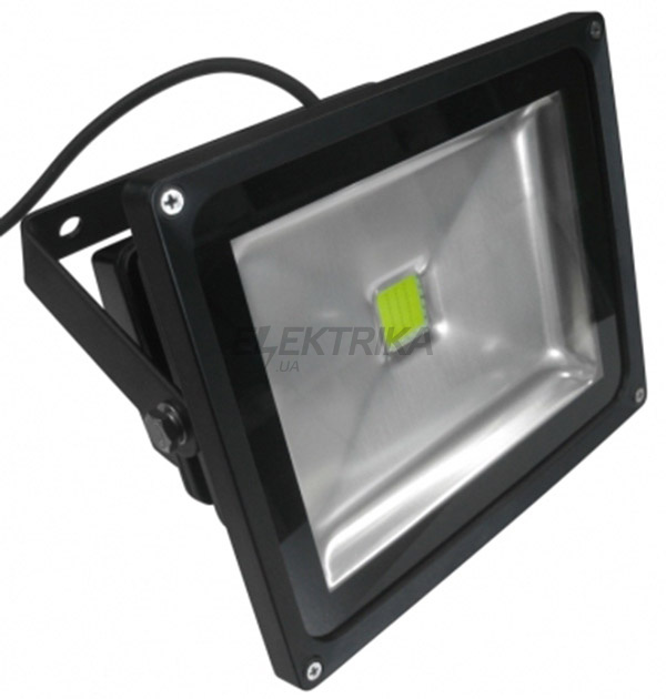 LL-221 1LED 20W білий 6400K 230V (185*156*105mm) ЧОРНИЙ IP65