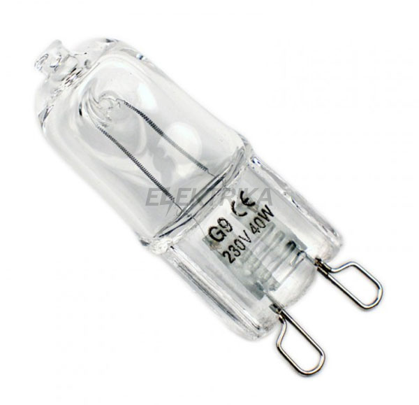 Лампа галогенна G9 230V 40W CL (прозора)