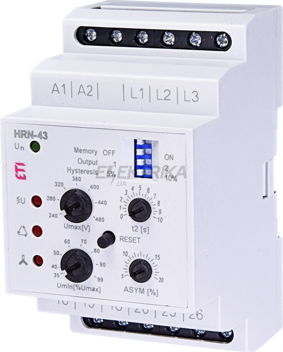 Реле контролю ETI HRN-43 230V AC 002471405