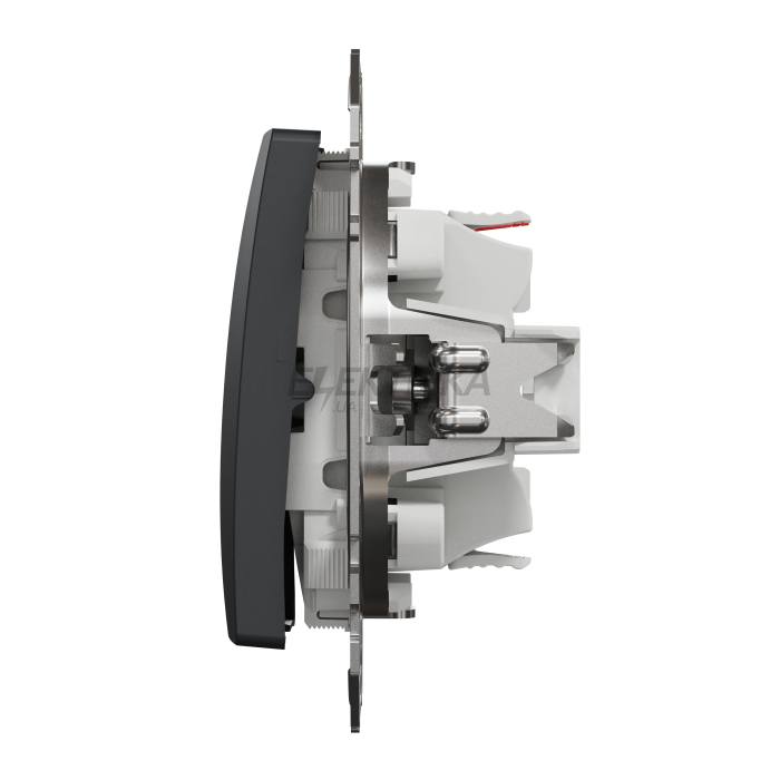 Одноклавішний перемикач Чорний Sedna Design Schneider Electric SDD114106