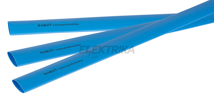 Термоусаджувальна трубка з клейовим шаром e.termo.pro.19,1.6,3.blue, 19,1/6,3, 1м, синя (p092046)