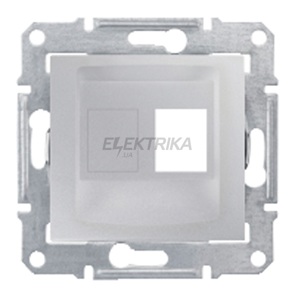 Супорт для конекторів 1м AMP MOL КАТ5Е 6UTP Schneider Electric Sedna алюміній (SDN4300660)