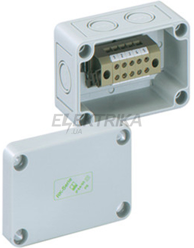 Коробка з клемним блоком RKK 4/05-5x4²
