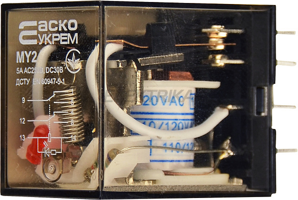 Реле проміжне АСКО-УКРЕМ МY2 (AC 110 V) (A0090010018)