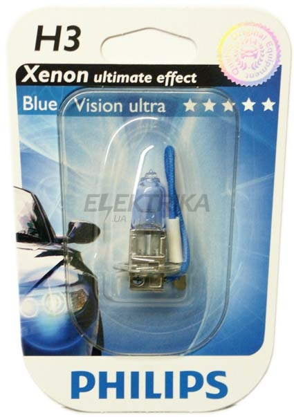 Лампа авто BVU 12336-B H3 12V 55W PK22S PHILIPS