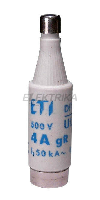 Плавка вставка запобіжник ETI DI UQ gR 16A 500V 004321005