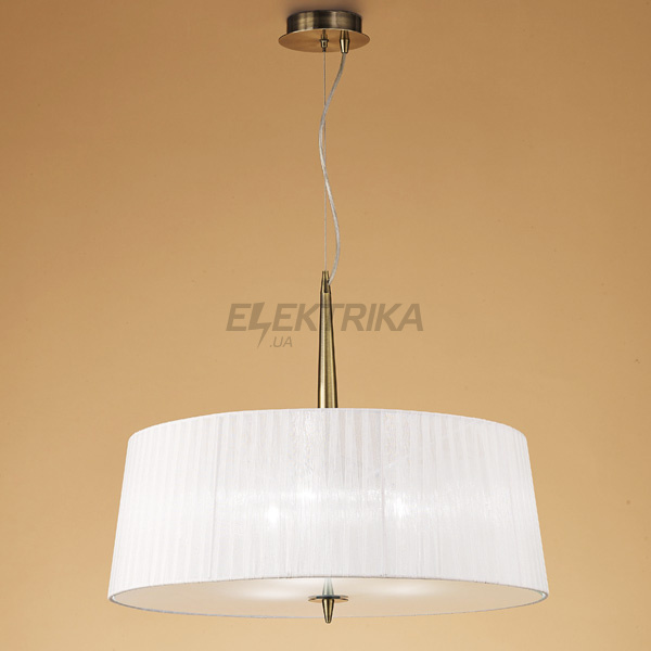 Світильник підвісний Mantra LOEWE ANTIQUE BRASS 4739