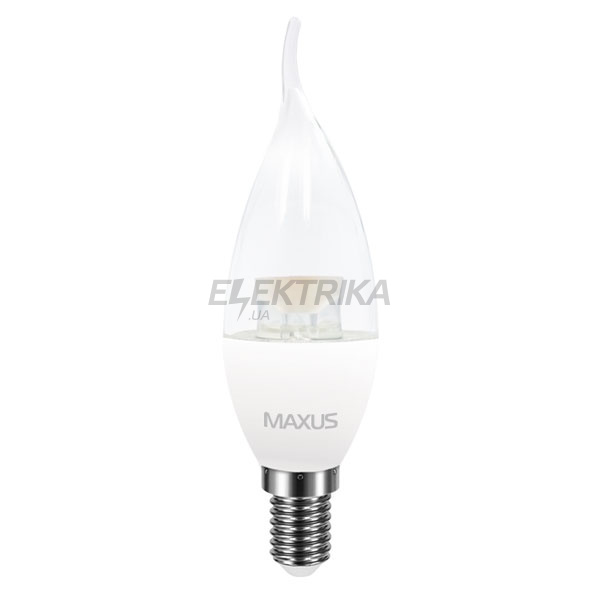 Світлодіодна лампа C37 CL-T 4W м'яке світло E14 (1-LED-5315)