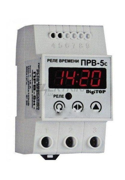 Реле часу ПРВ-5с (добовий режим) DIN